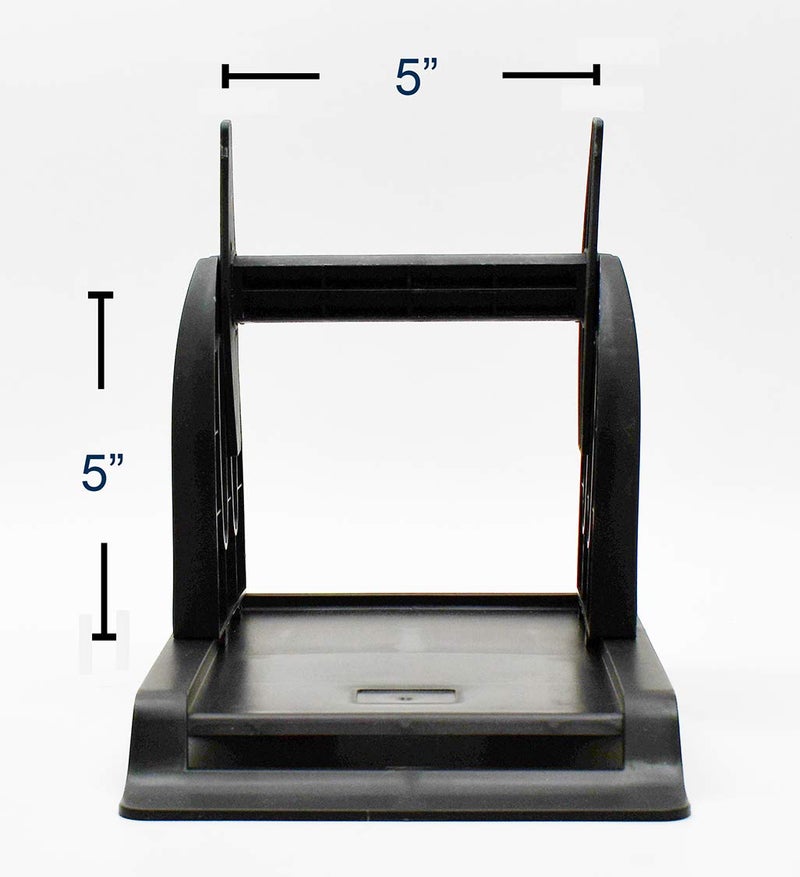 PUROSUR Thermal Label Holder for Rolls and Fan-Fold Labels Great for Desktop Thermal Printers Label Holder Black - Image 3